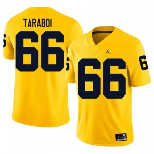 Dan Taraboi #66 Michigan Wolverines Jersey | Exclusive Maize College Football Men Embroidery 12223130